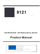 Cobalt Digital Inc 9121 Product Manual