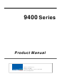 Cobalt Digital Inc 9400 Series Product Manual