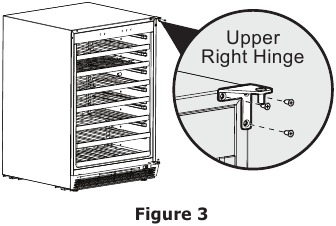 Reversing the door swing - Step 3