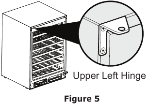 Reversing the door swing - Step 5