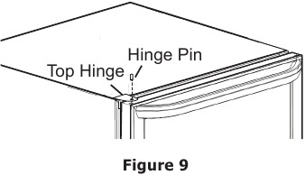 Reversing the door swing - Step 9