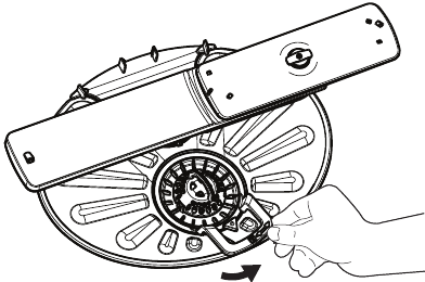 Cleaning the Cylinder Fine Filter - Step 1