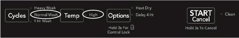 OPERATING INSTRUCTIONS - Selecting drying options