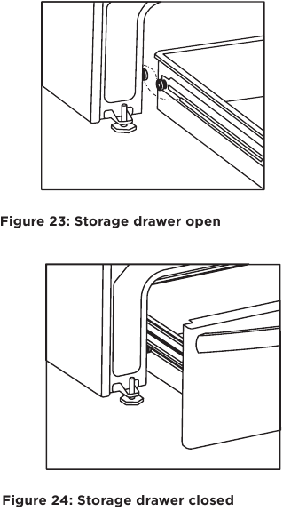 Removing the Storage Drawer