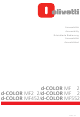 Olivetti d-COLOR MF2 2 Series Manual
