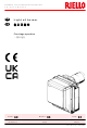 Riello RG3 Installation, Use And Maintenance Instructions