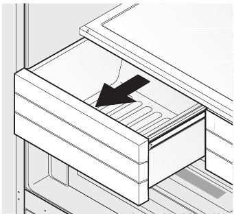 Opening Crisper Drawer