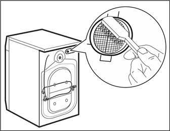 CLEANING THE INLET HOSE AND THE VALVE FILTER - Step 2