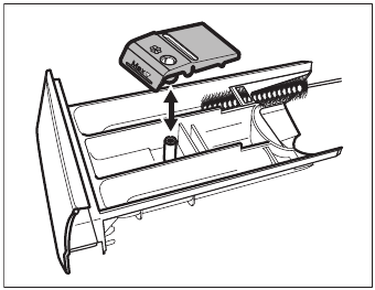 CLEANING THE DETERGENT DISPENSER - Step 2
