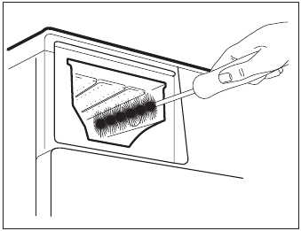 CLEANING THE DETERGENT DISPENSER - Step 3