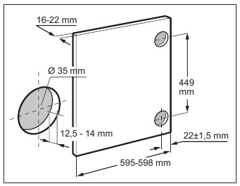 Cupboard door preparation - Step 2