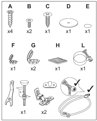 THE APPLIANCE IS EQUIPPED WITH