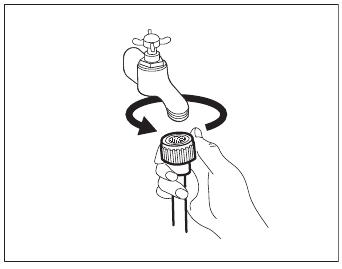 The inlet hose - Step 3