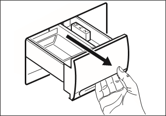 CLEANING THE DISPENSER DRAWER - Step 1