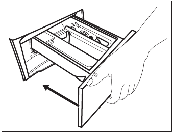 CLEANING THE DETERGENT DISPENSER - Step 4