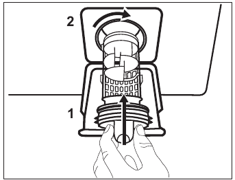 CLEANING THE DRAIN PUMP - Step 7