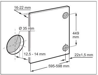 Cupboard door preparation - Step 2