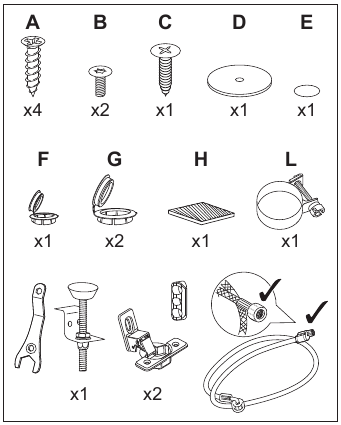 THE APPLIANCE IS EQUIPPED WITH