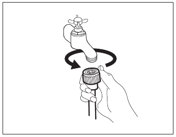 The inlet hose - Step 3