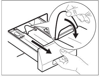 CHECK THE POSITION OF THE DETERGENT FLAP - Step 2