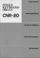 Yamaha CNR-80 Owner's Manual