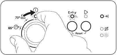 ACTIVATING AIRDRY - Step 7 - Turn the knob