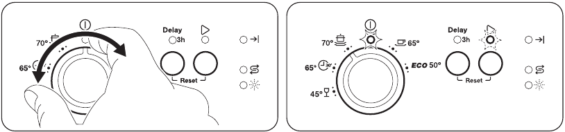 DAILY USE - PROGRAMME SELECTION MODE