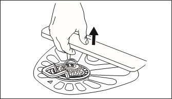 CLEANING THE LOWER SPRAY ARM - Step 1