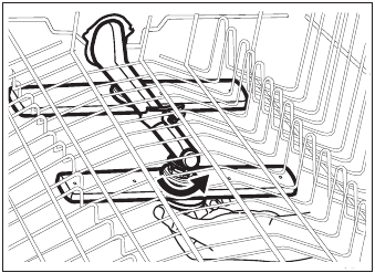 CLEANING THE UPPER SPRAY ARMS - Step 3