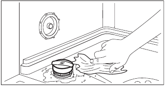 FILLING THE SALT CONTAINER - Step 2