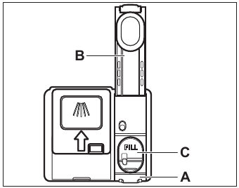 HOW TO FILL THE RINSE AID DISPENSER