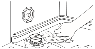 FILLING THE SALT CONTAINER - Step 2