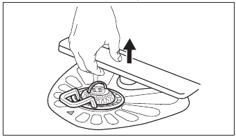 CLEANING THE LOWER SPRAY ARM - Step 1