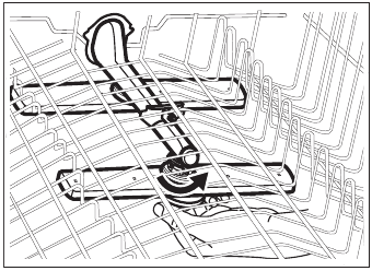 CLEANING THE UPPER SPRAY ARMS - Step 4