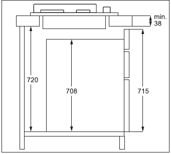 INSERTION POSSIBILITIES - Double oven Kitchen unit 