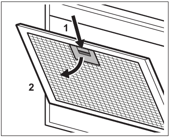 CARE AND CLEANING - Cleaning the grease filter