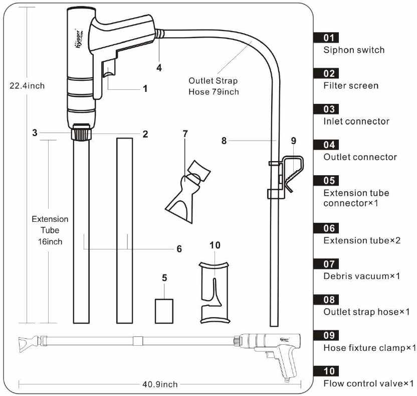 HYGGER HG956 Aquarium Gravel Cleaner Manual ManualsLib