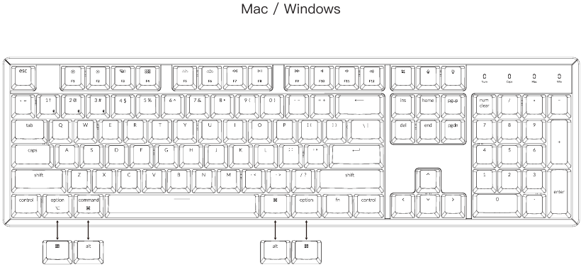 Keychron K10 - Bluetooth Mechanical Keyboard Manual | ManualsLib