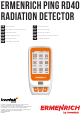 Levenhuk Ermenrich Ping RD40 User Manual