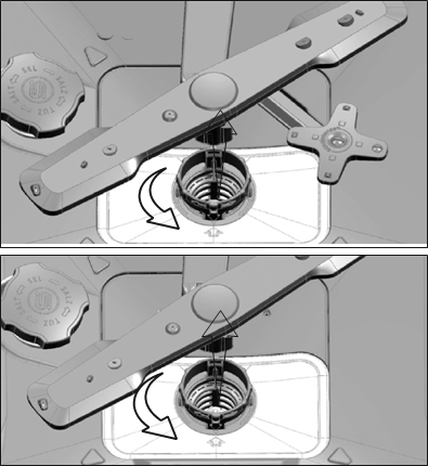 Cleaning the filters - Step 1