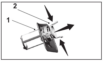 Cleaning the filters - Step 3