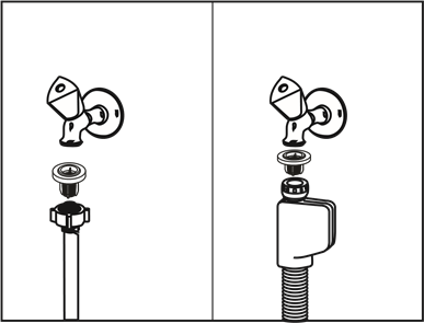 Cleaning the hose filter