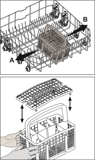 Cutlery basket - Example 2