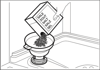 How to fill the salt container - Step 1