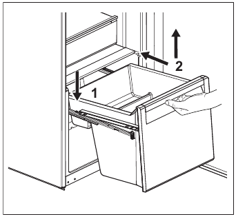 VEGETABLE DRAWER REASSEMBLY - Step 2