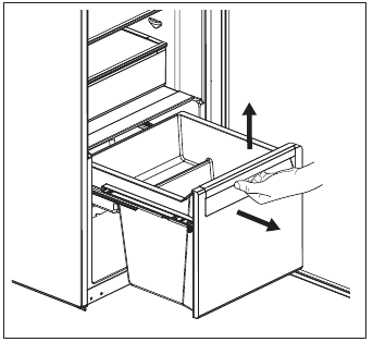 VEGETABLE DRAWER REMOVAL - Step 1