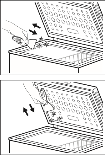 SCRAPING OFF THE FROST - Step 1