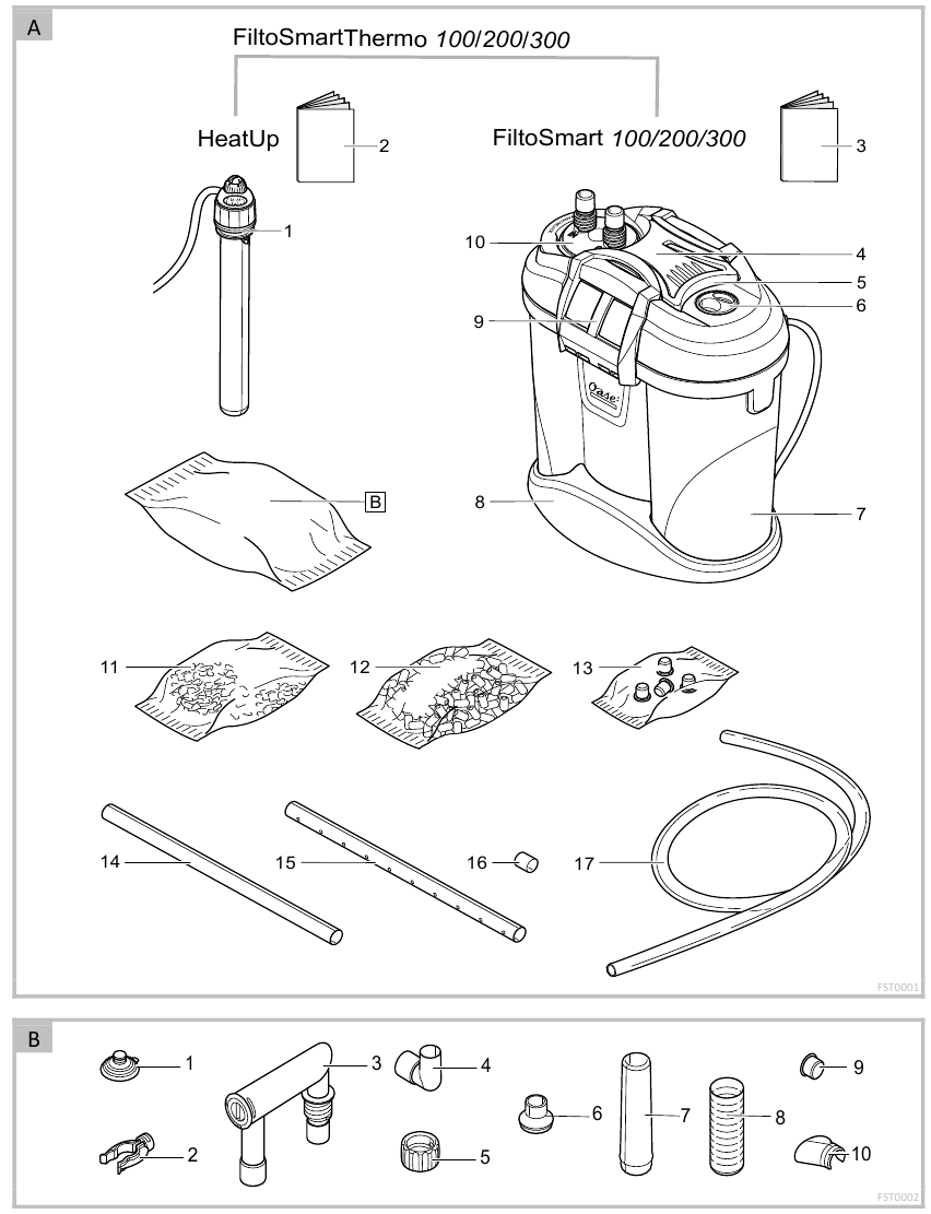 OASE FiltoSmart 100/200/300, FiltoSmart Thermo 100/200/300 Manual ...