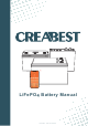 Creabest VB Series Manual