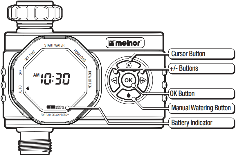 Melnor HydroLogic 53015, 5301 Advanced OneZone Electronic Water